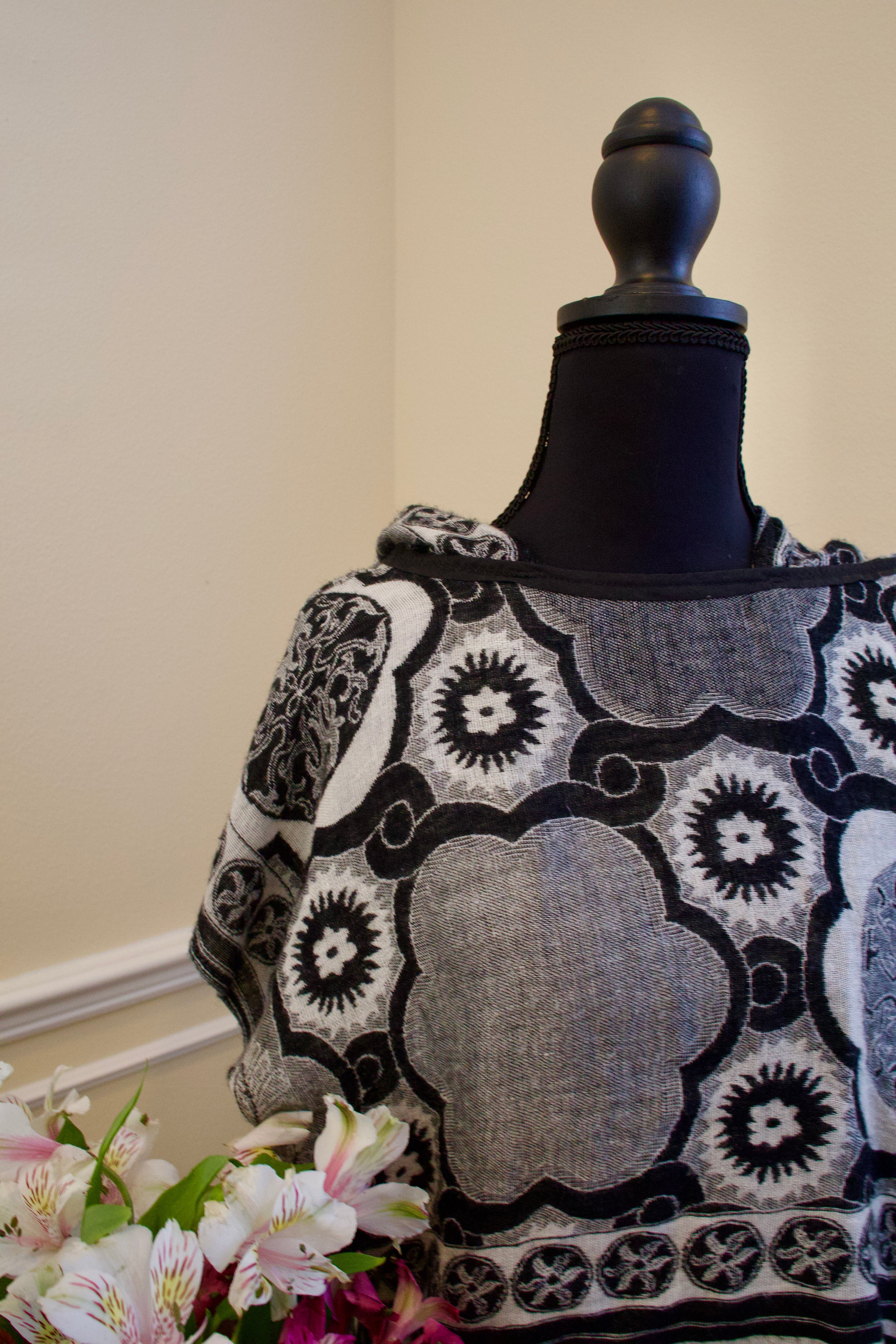 Cropped Pashmina Hoodie