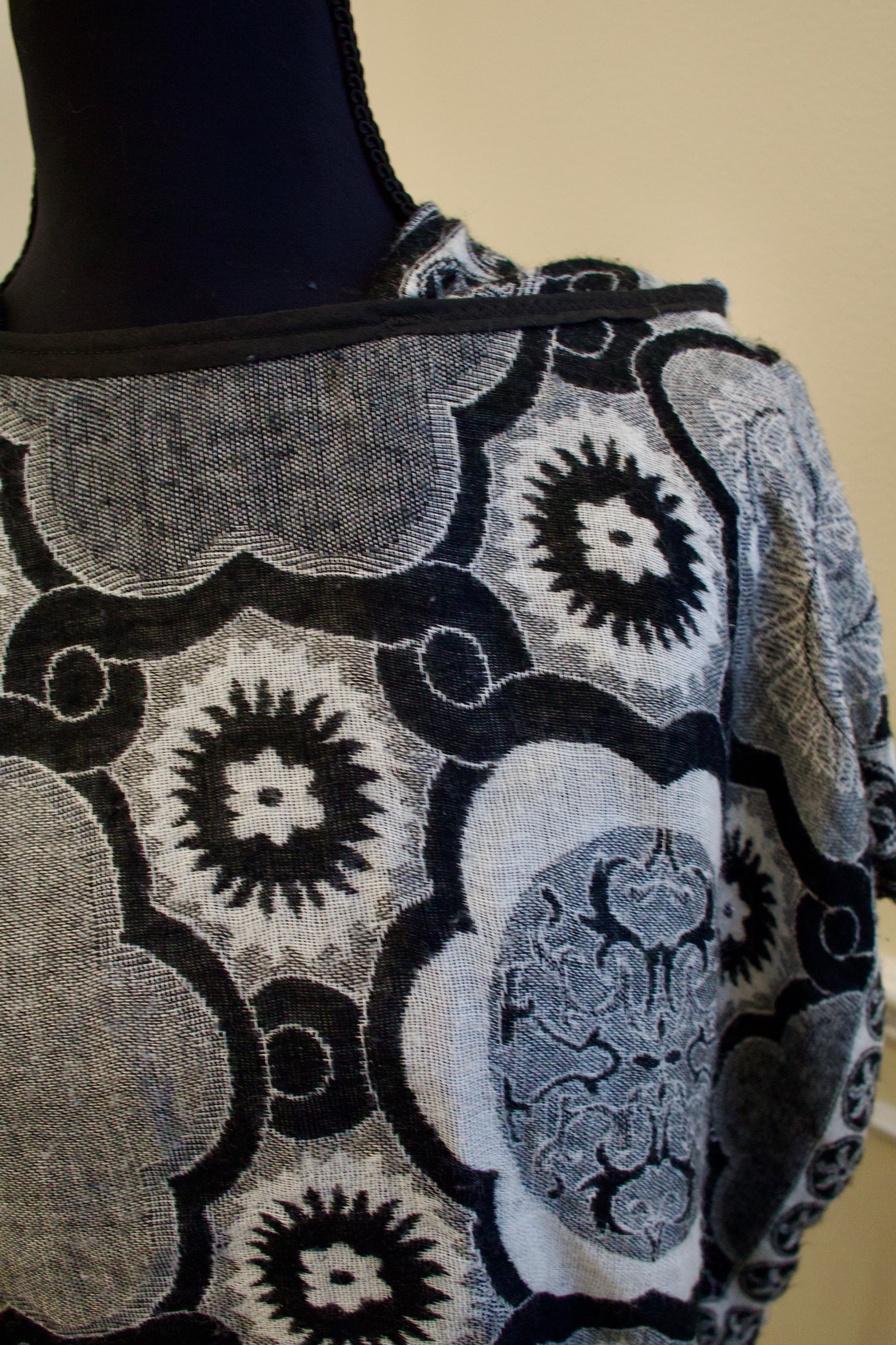 Cropped Pashmina Hoodie