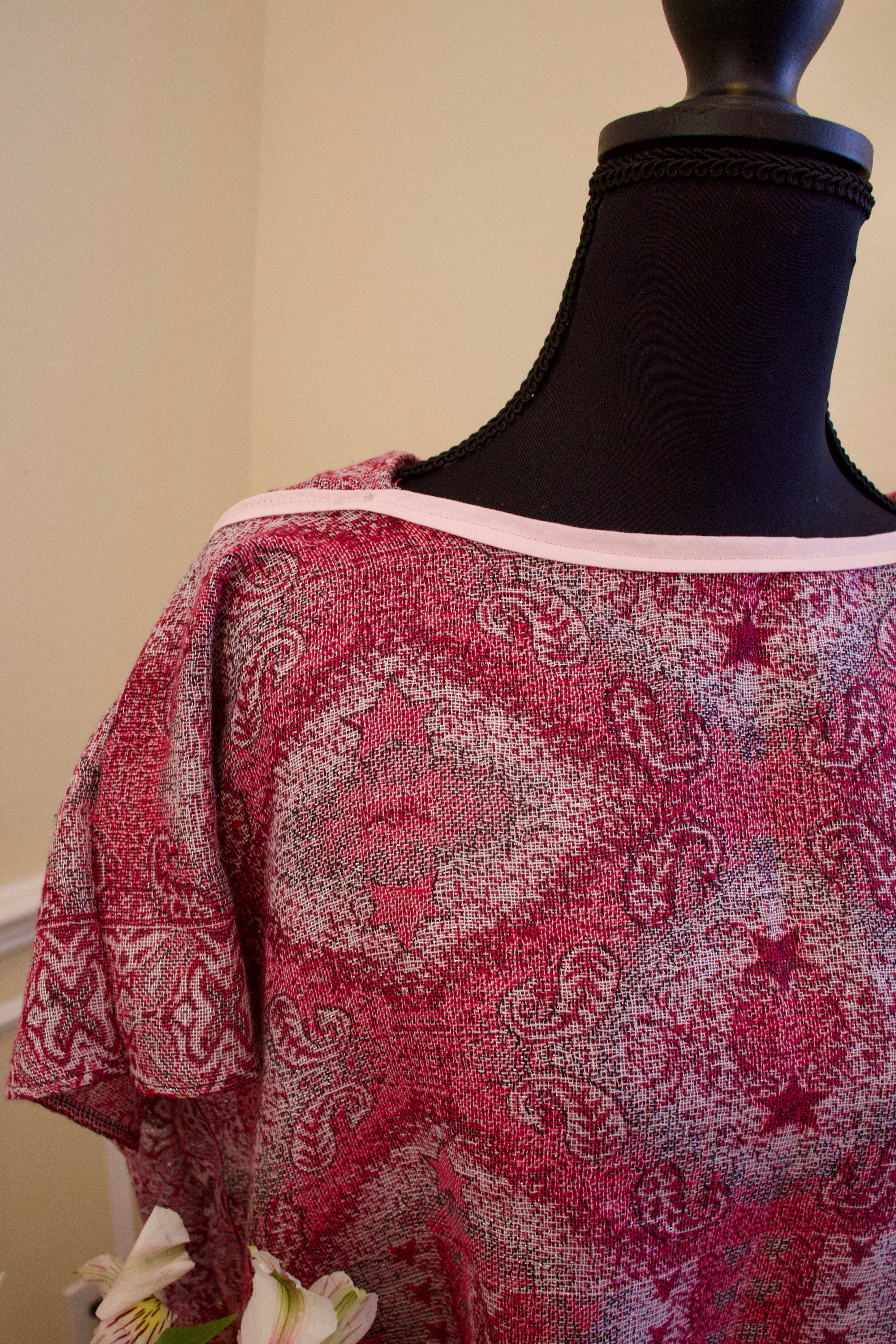 Cropped Pashmina Hoodie
