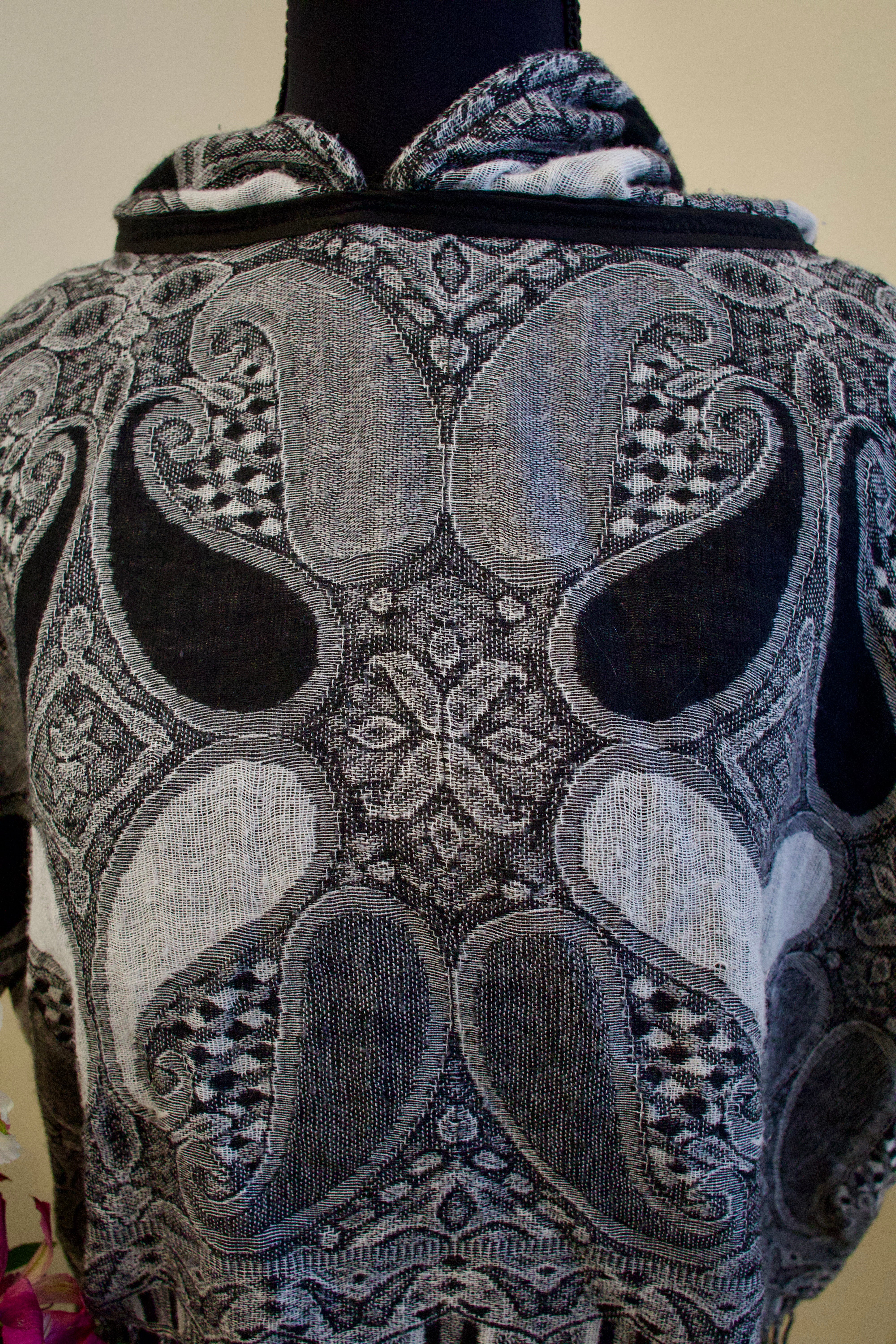 Cropped Pashmina Hoodie