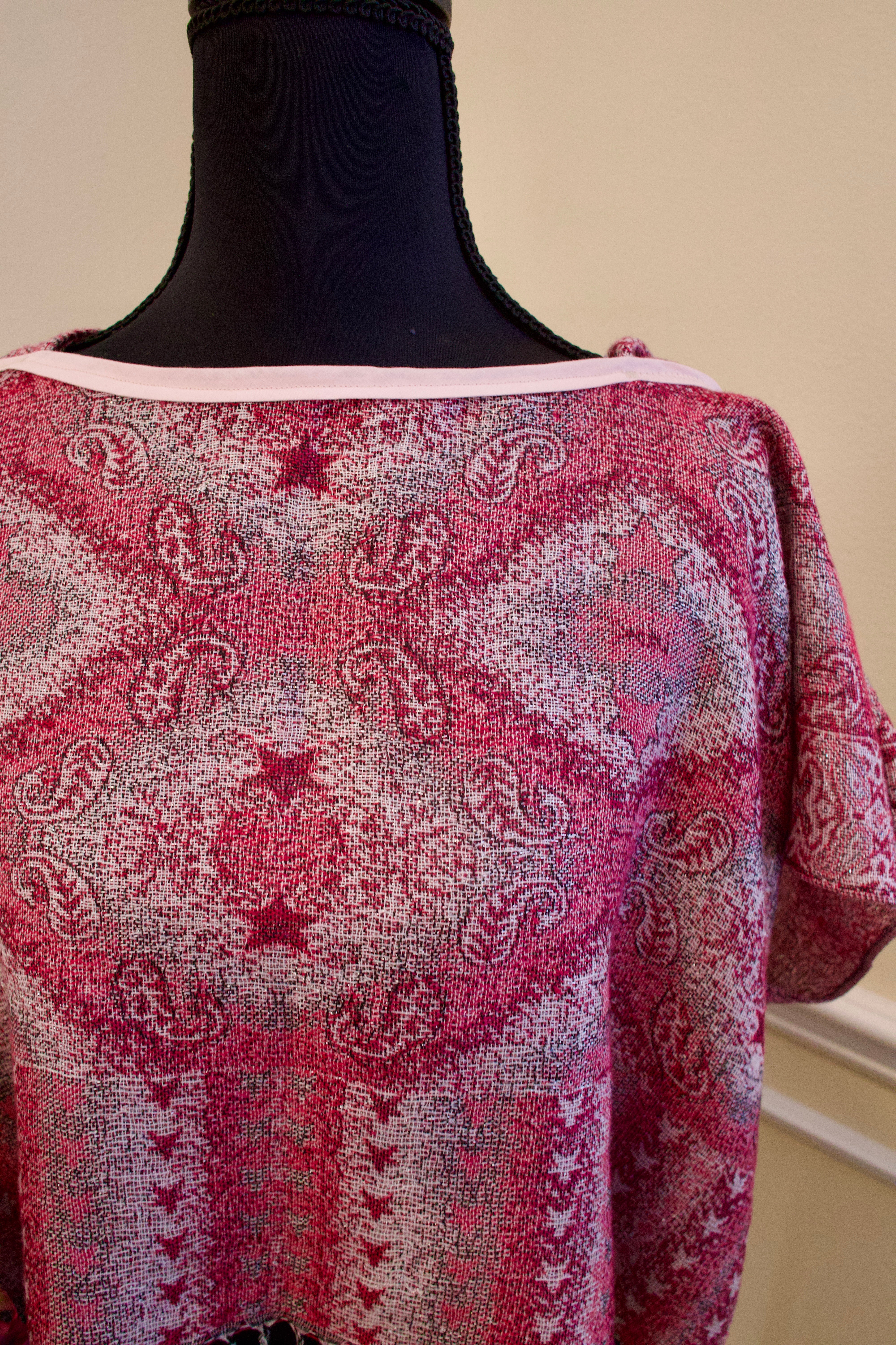 Cropped Pashmina Hoodie