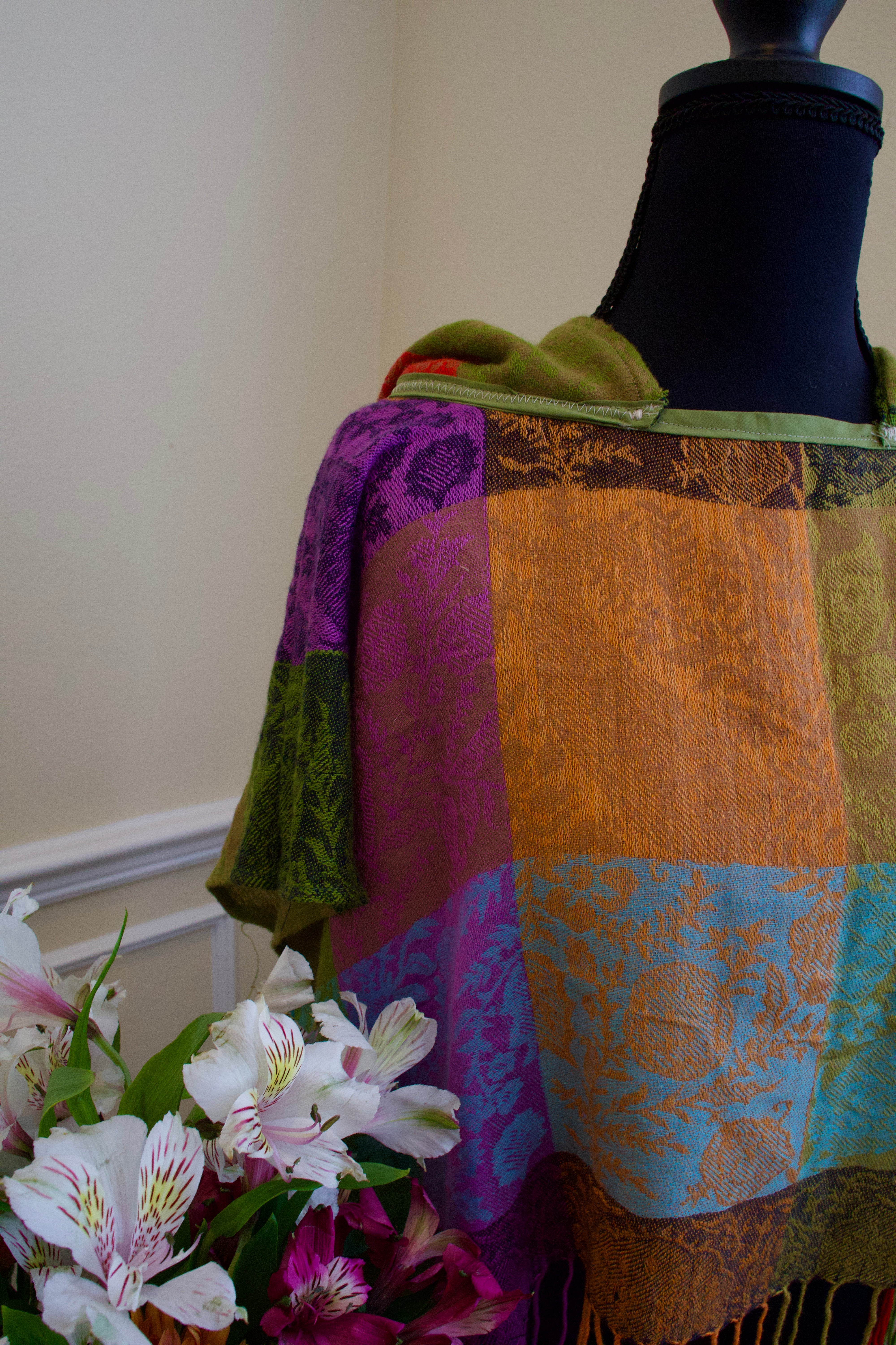 Cropped Pashmina Hoodie