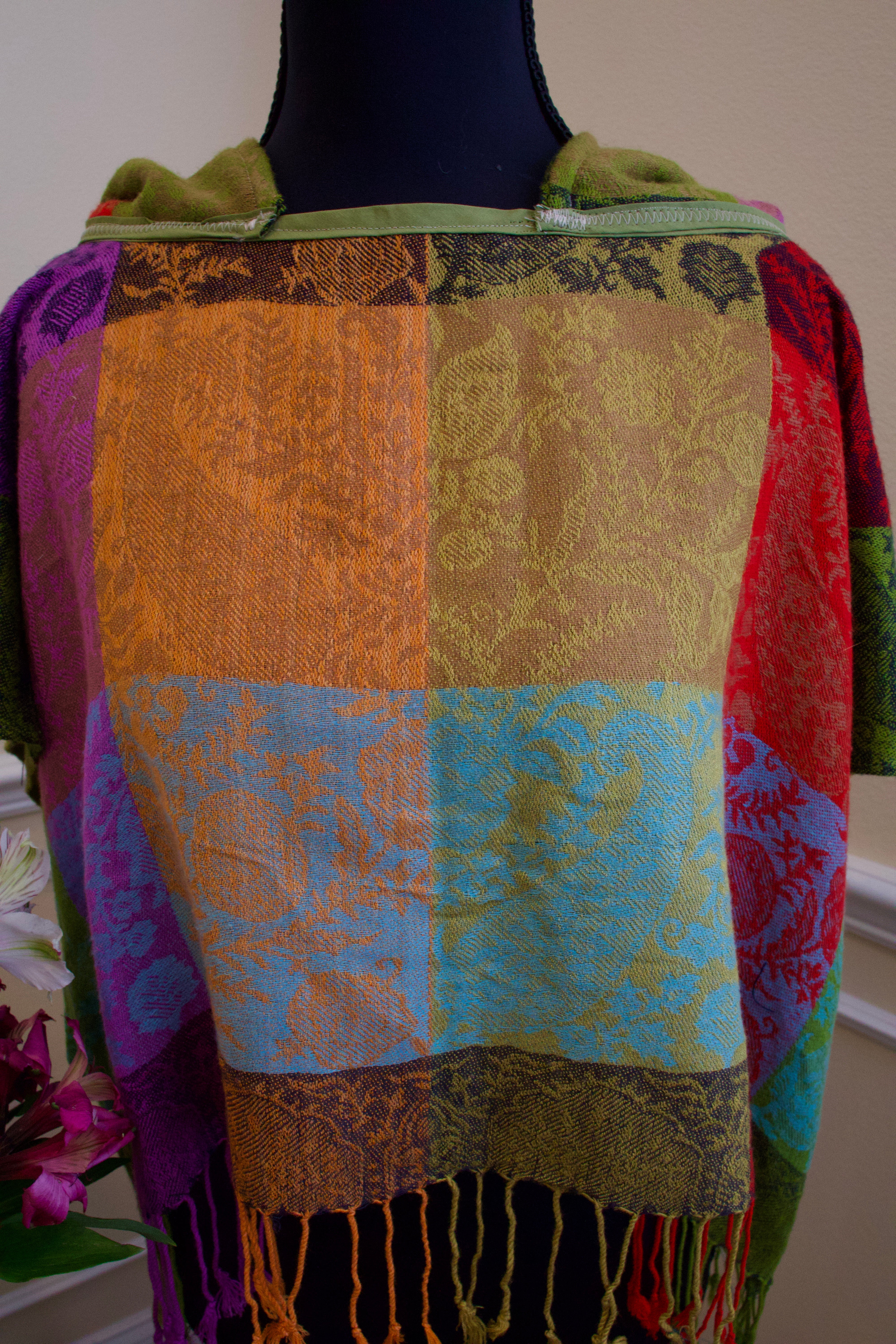Cropped Pashmina Hoodie