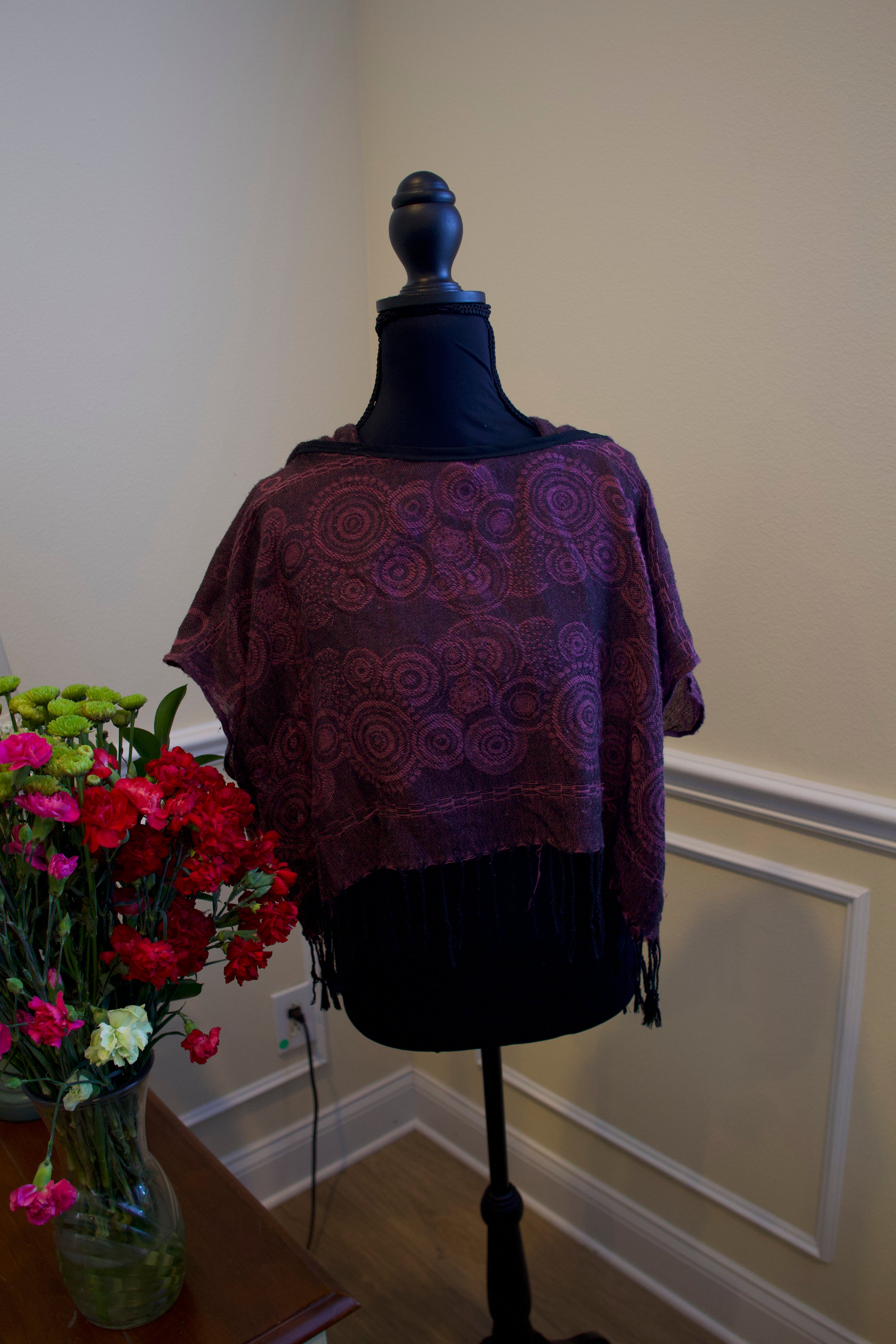 Cropped Pashmina Hoodie