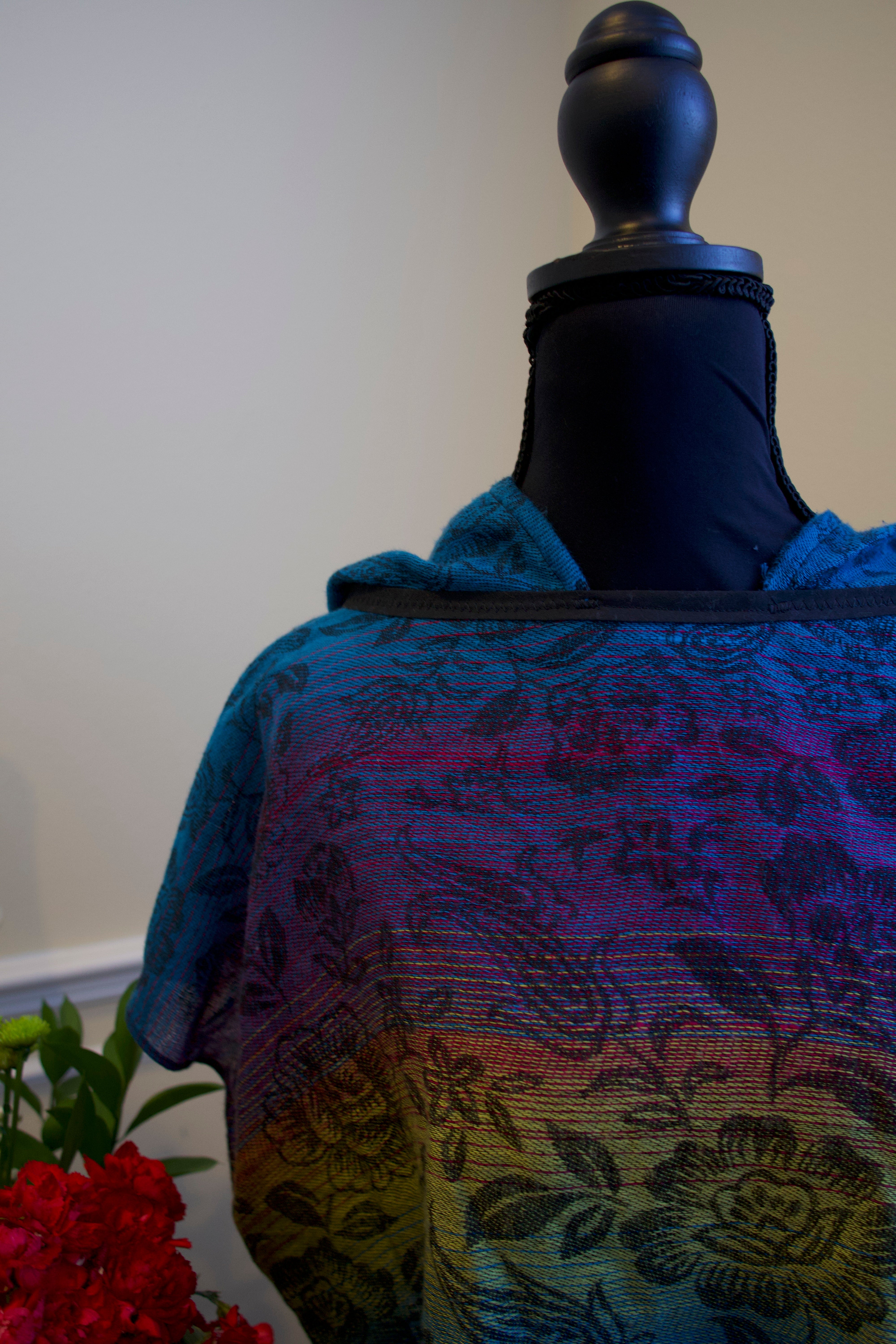 Cropped Pashmina Hoodie