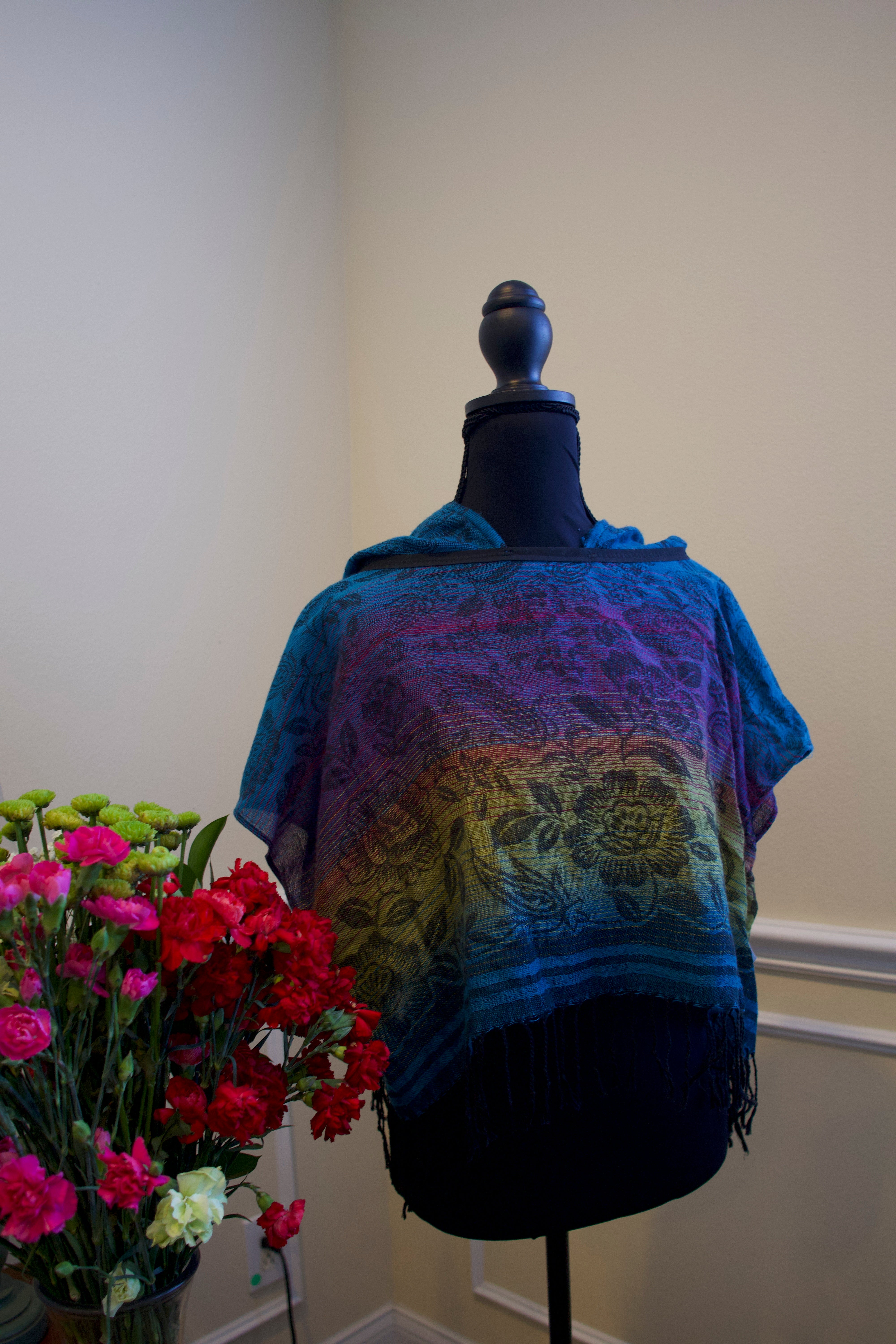 Cropped Pashmina Hoodie