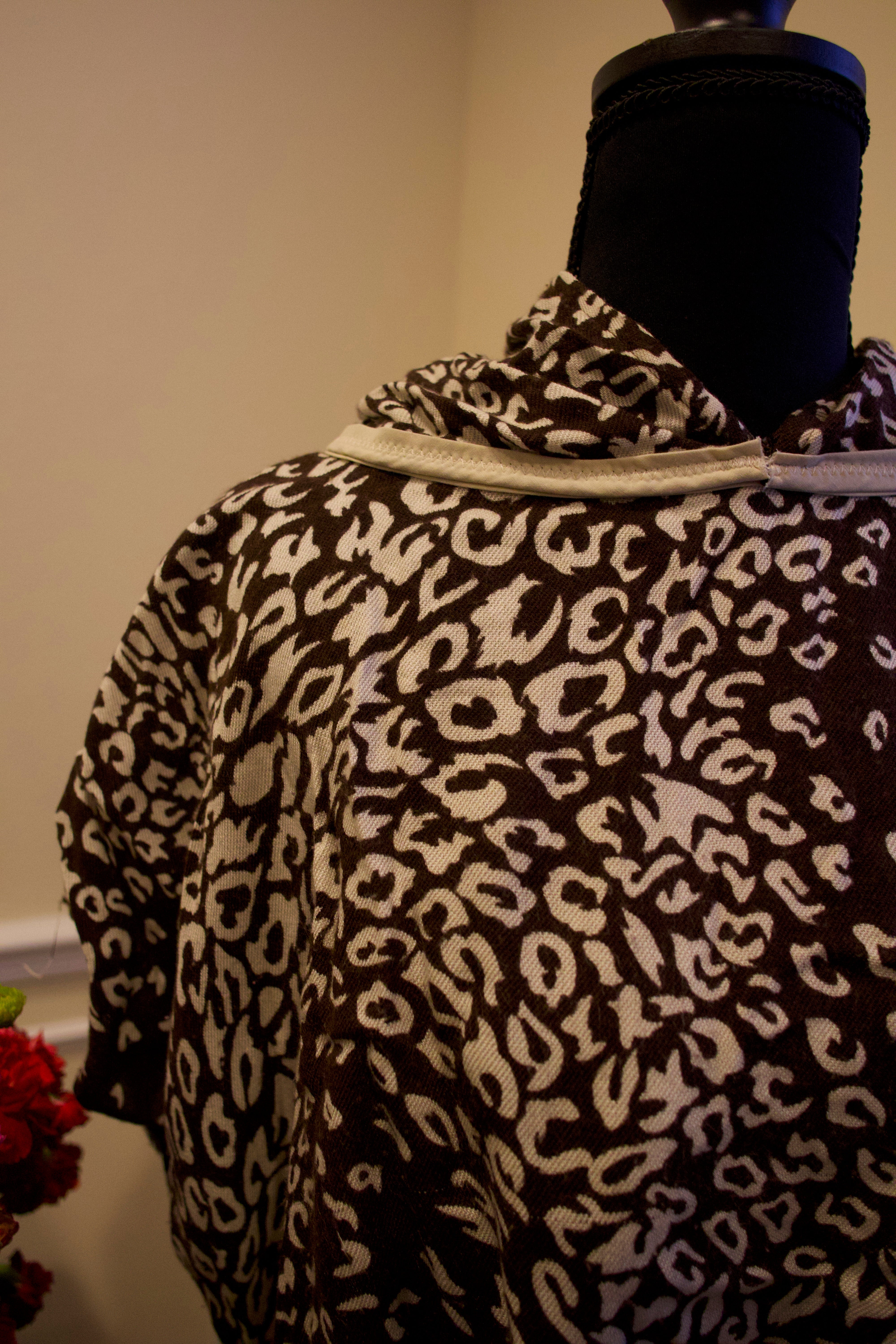 Cropped Pashmina Hoodie