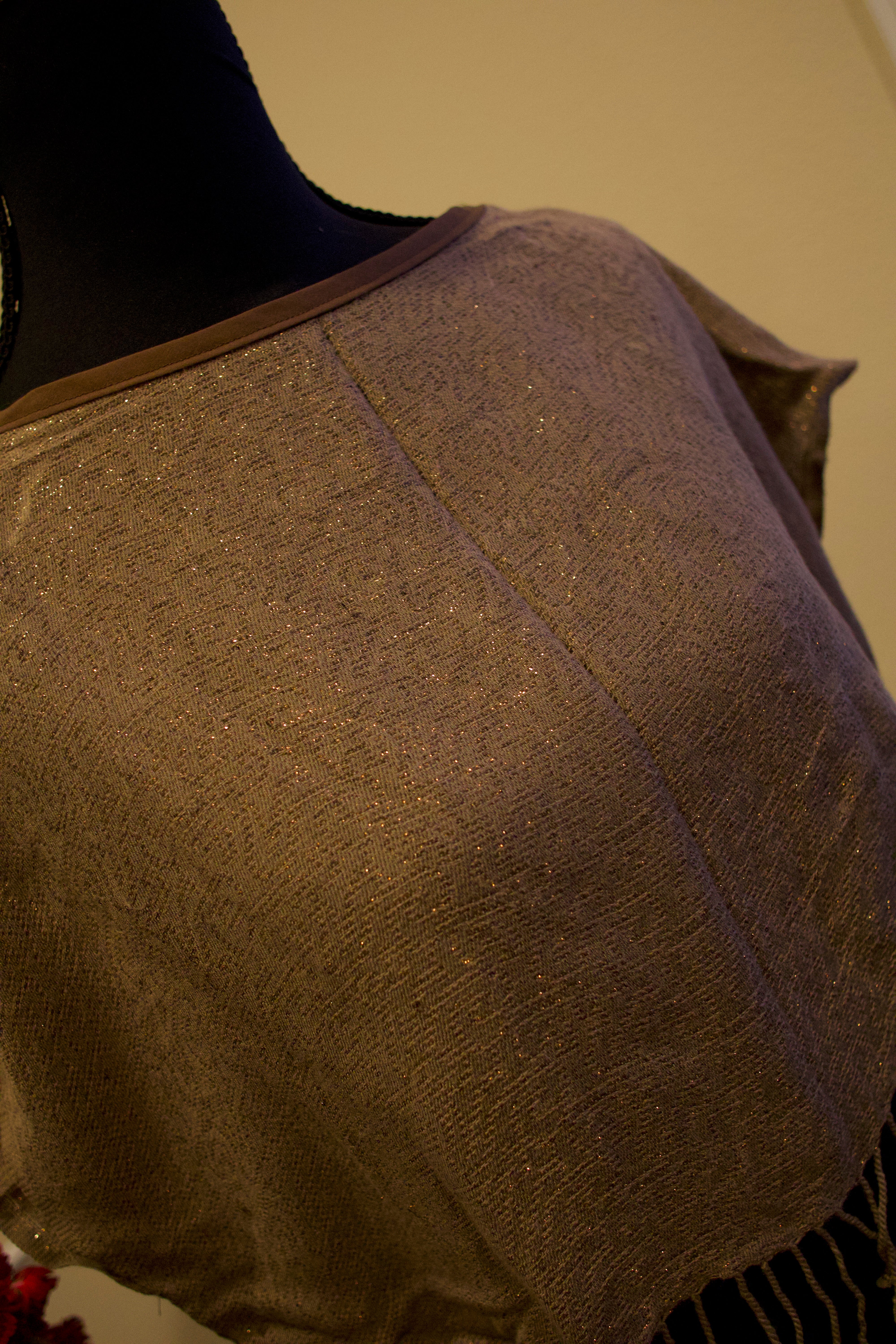 Cropped Pashmina Hoodie
