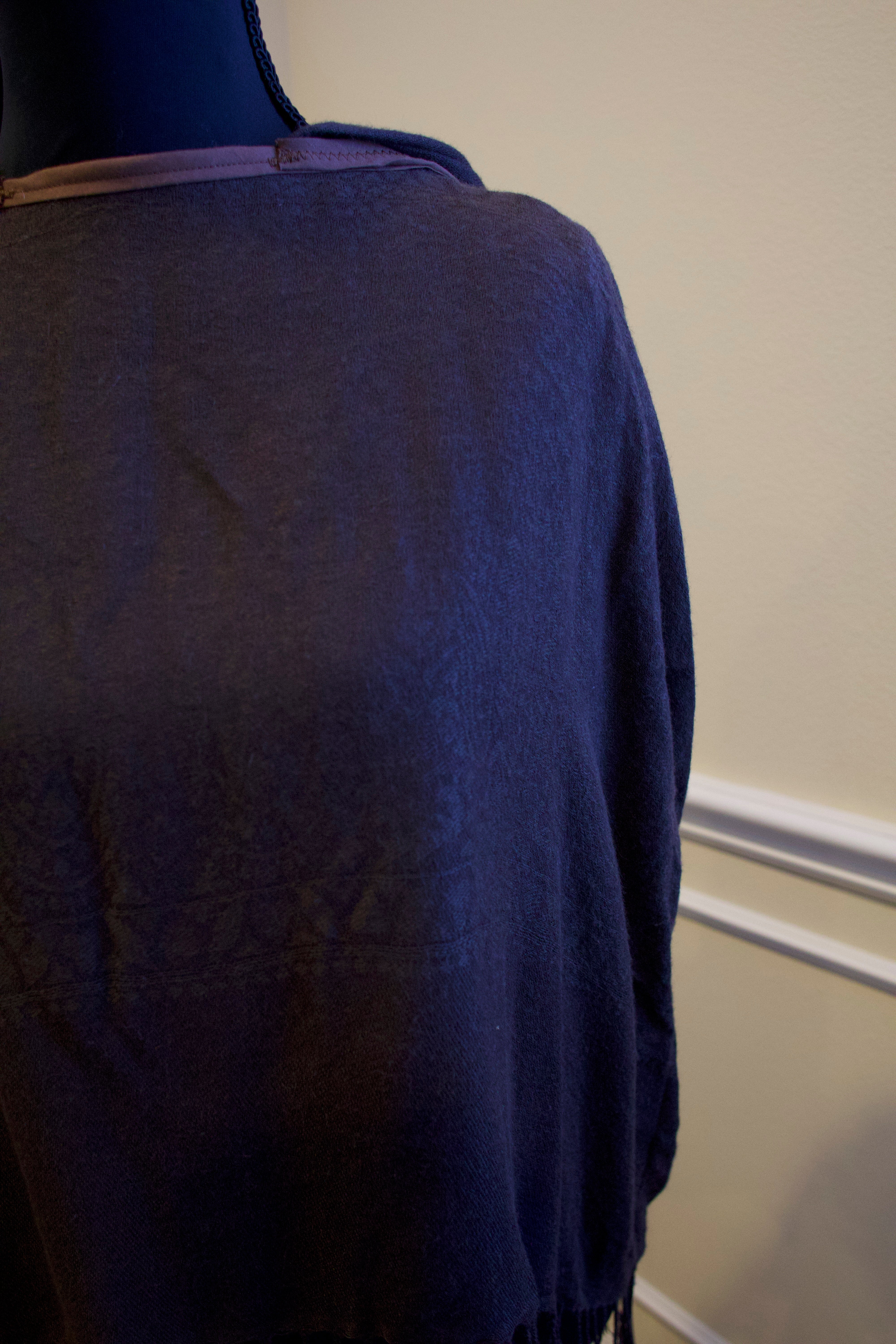 Cropped Pashmina Hoodie