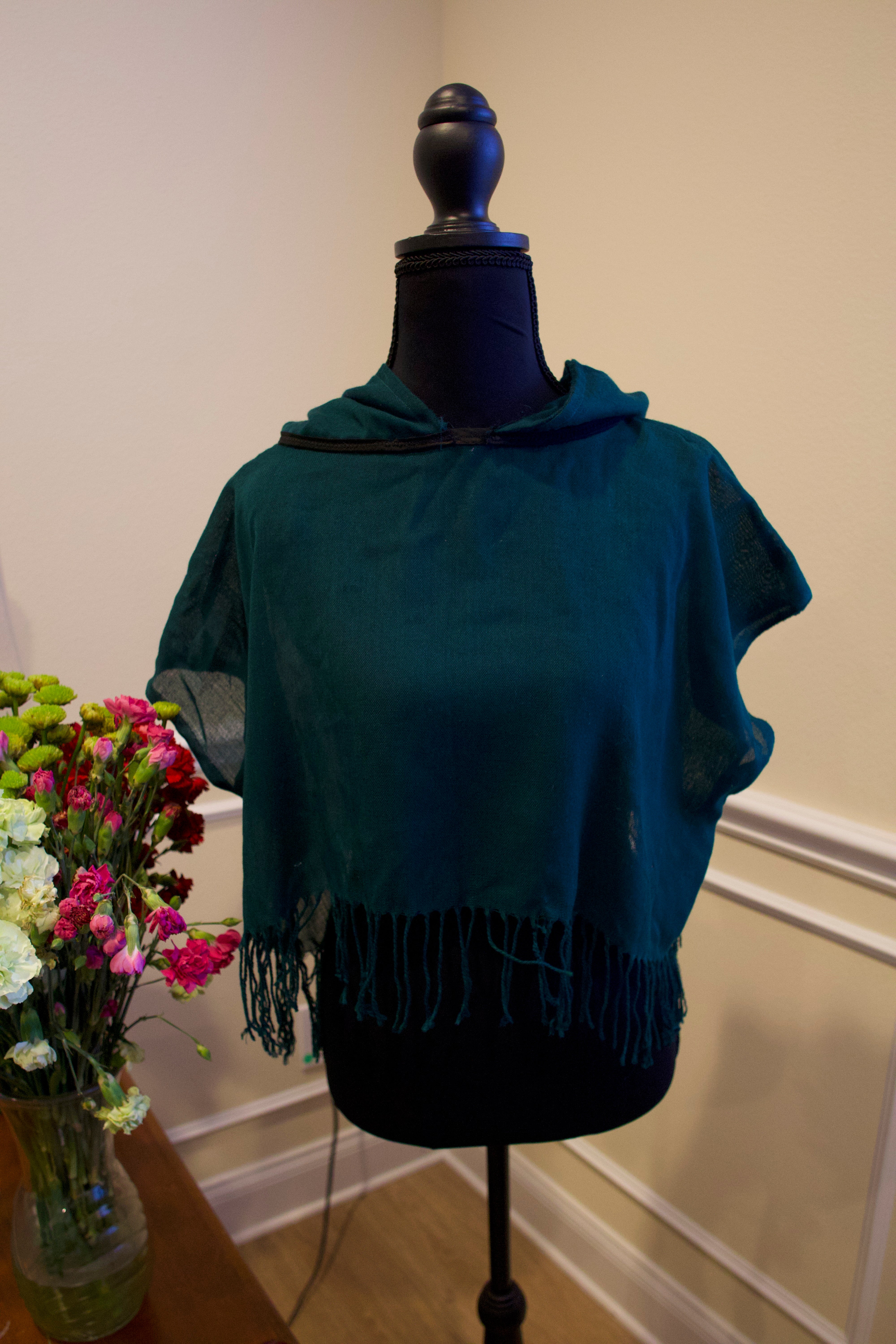Pashmina Cropped Hoodie