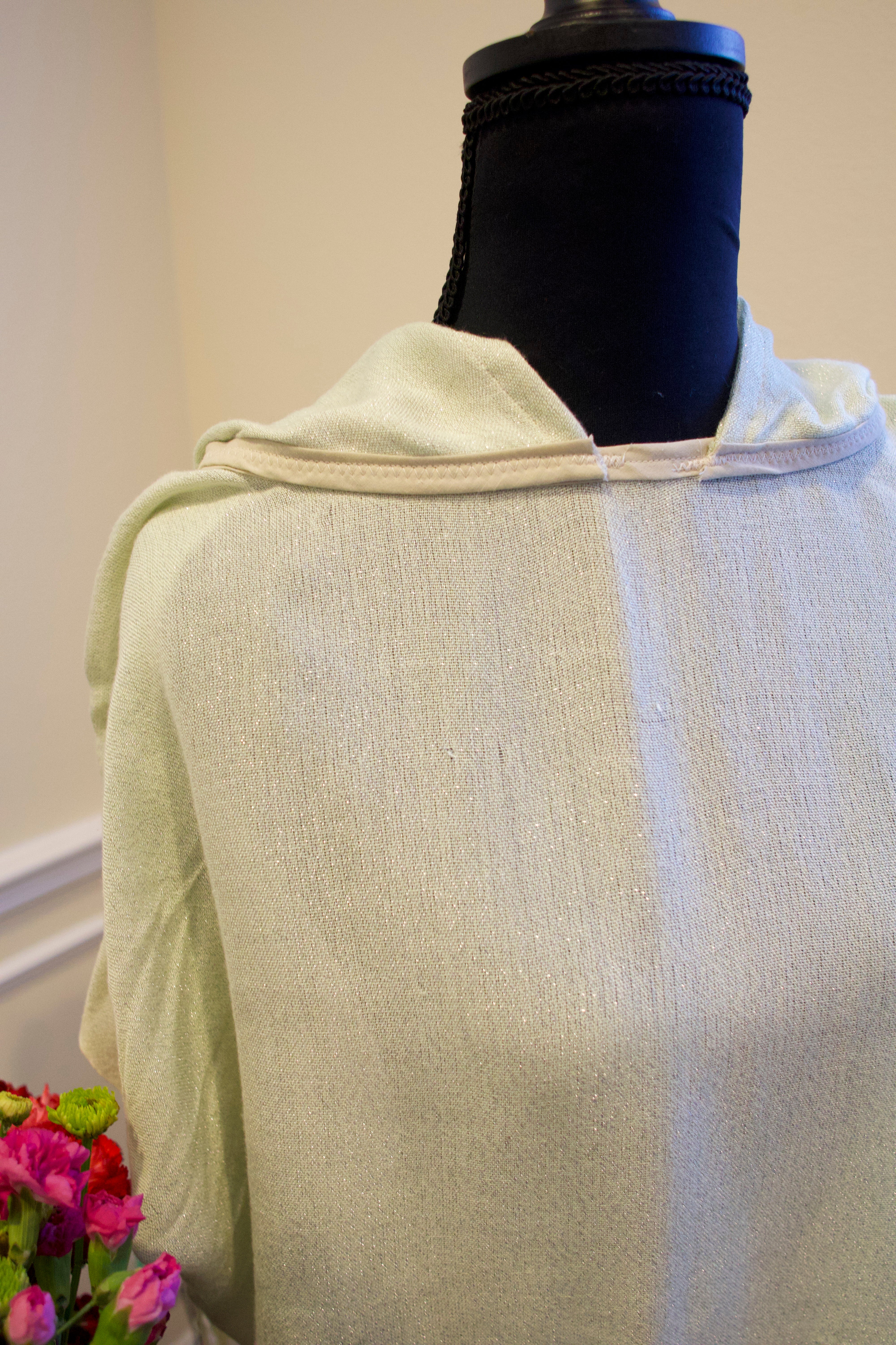 Cropped Pashmina Hoodie
