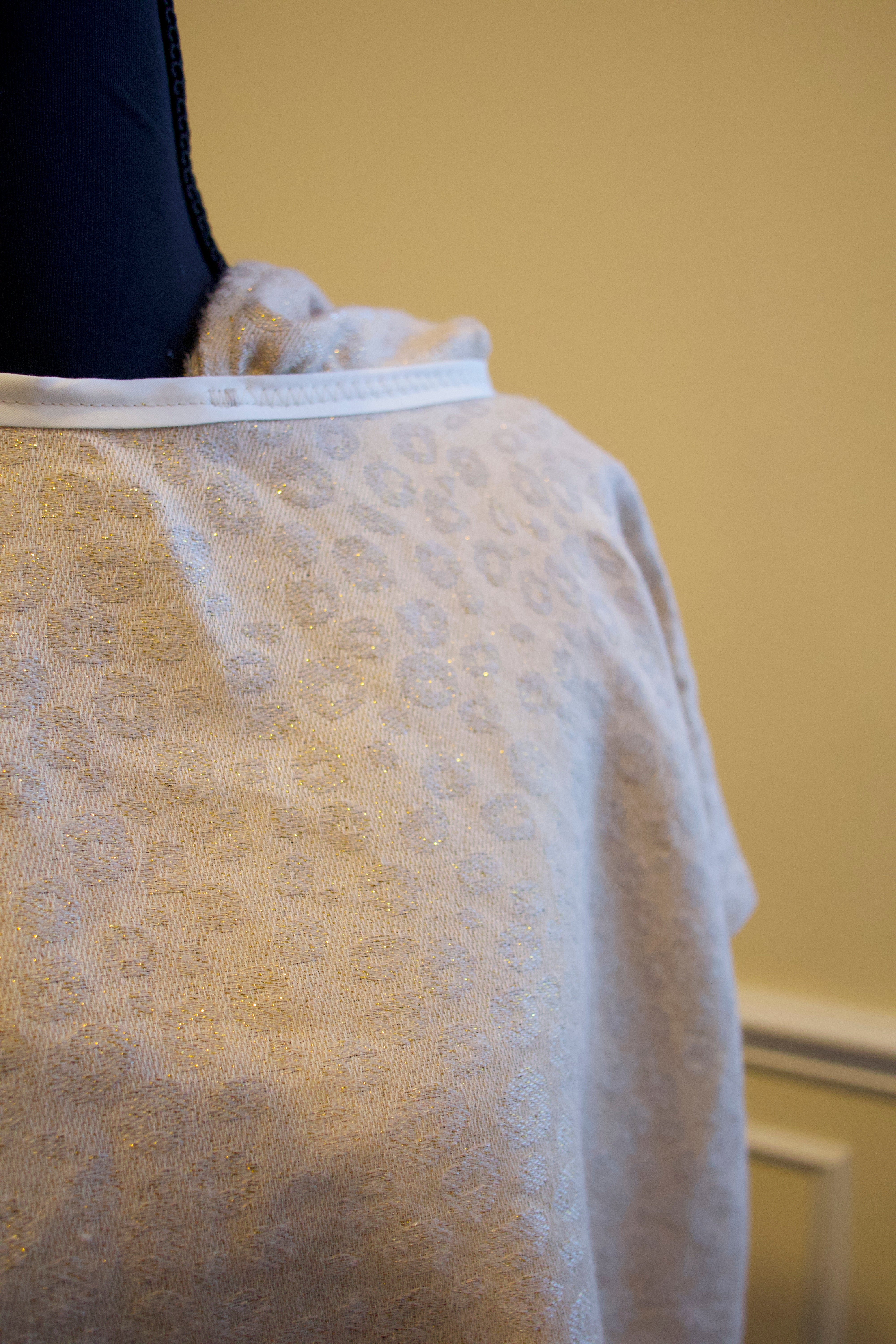 Cropped Pashmina Hoodie
