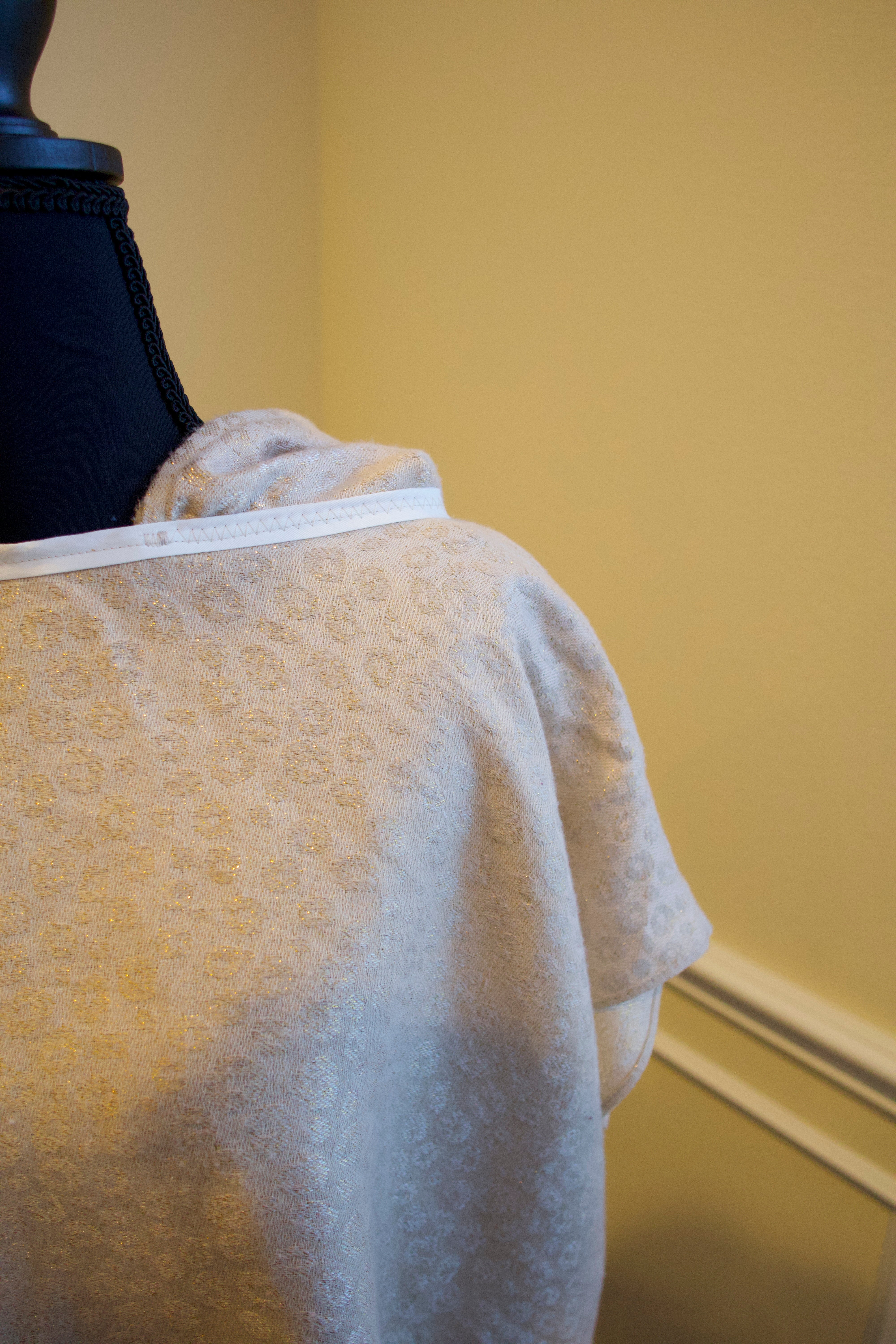 Cropped Pashmina Hoodie