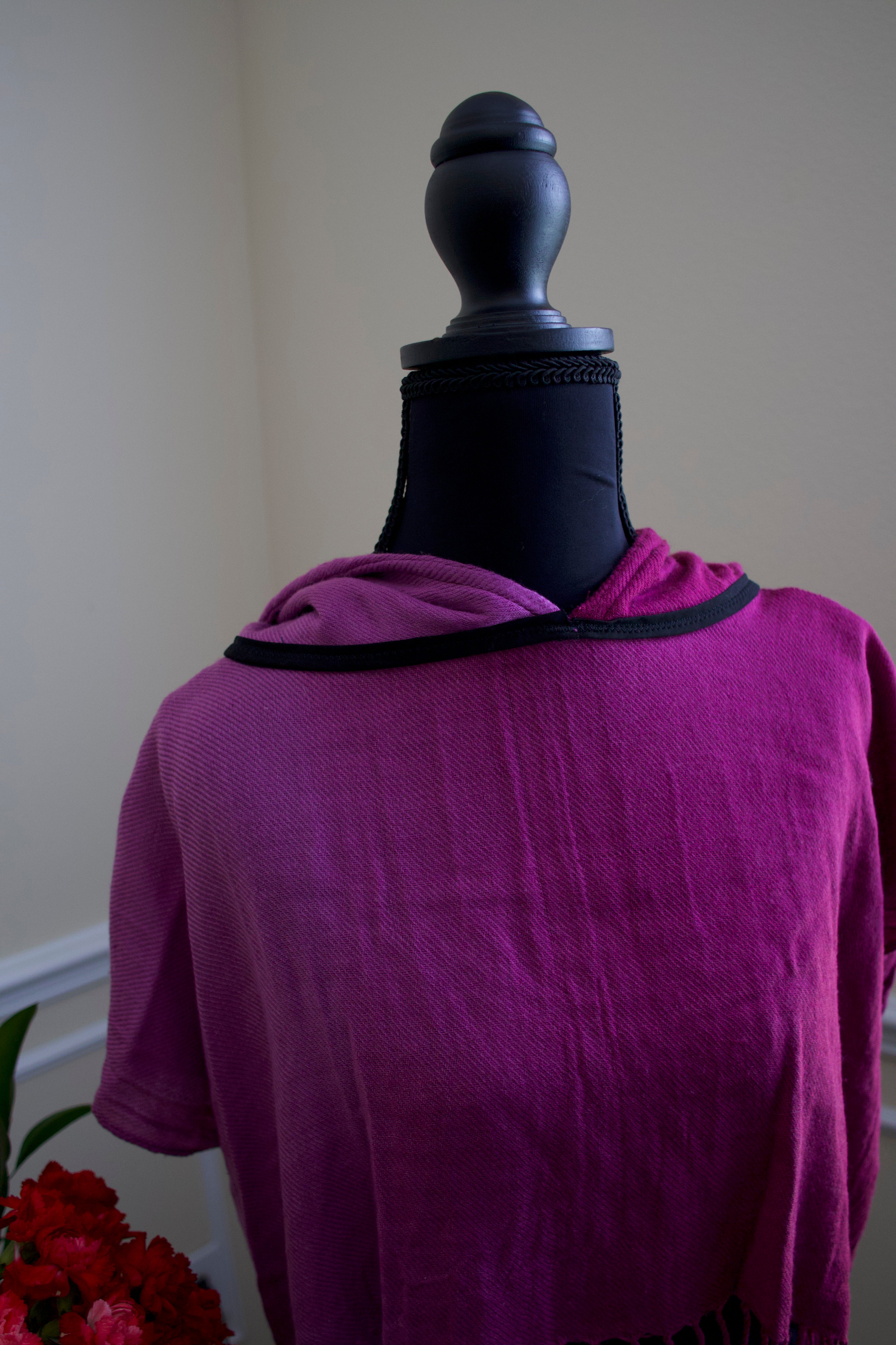 Cropped Pashmina Hoodie