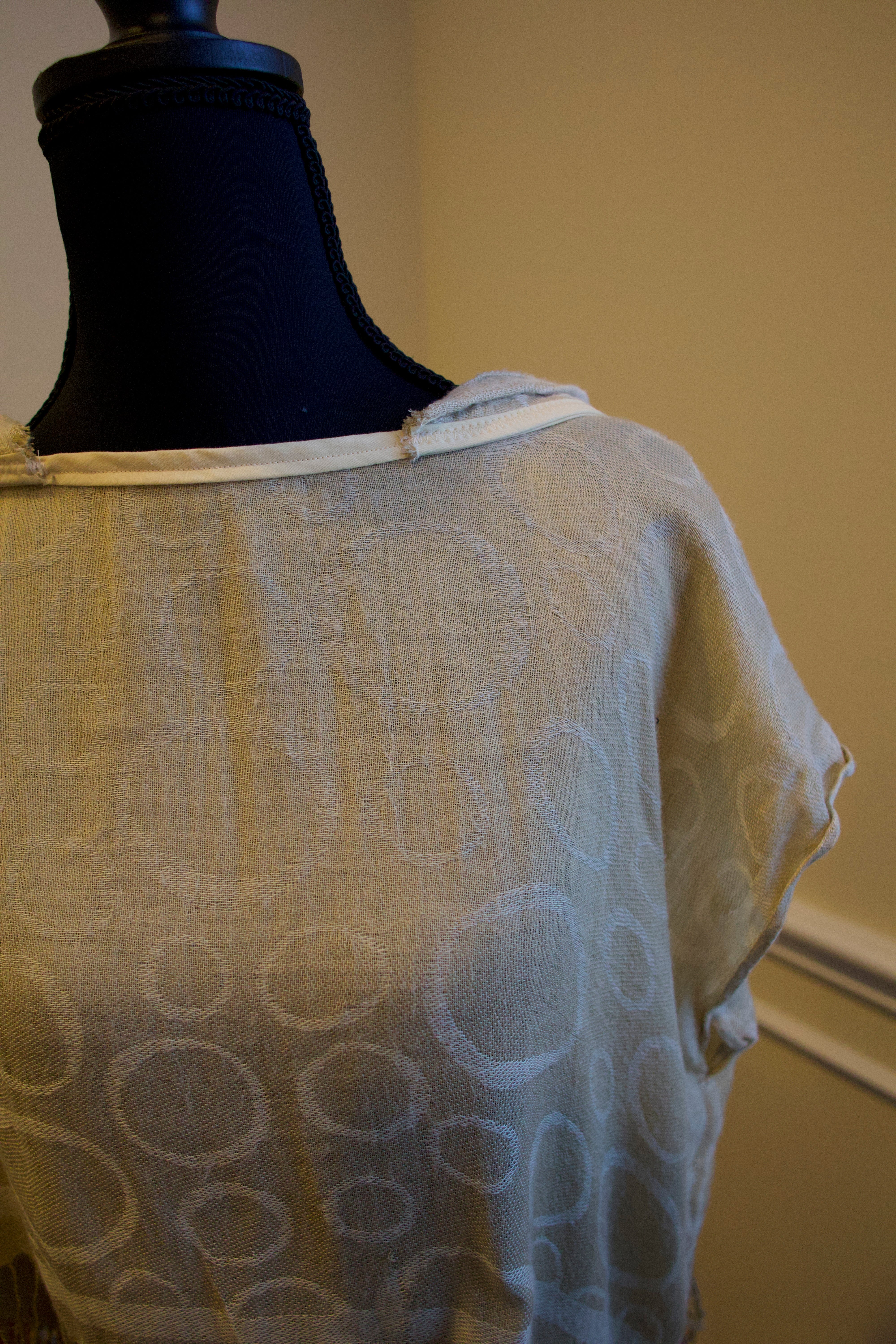 Cropped Pashmina Hoodie