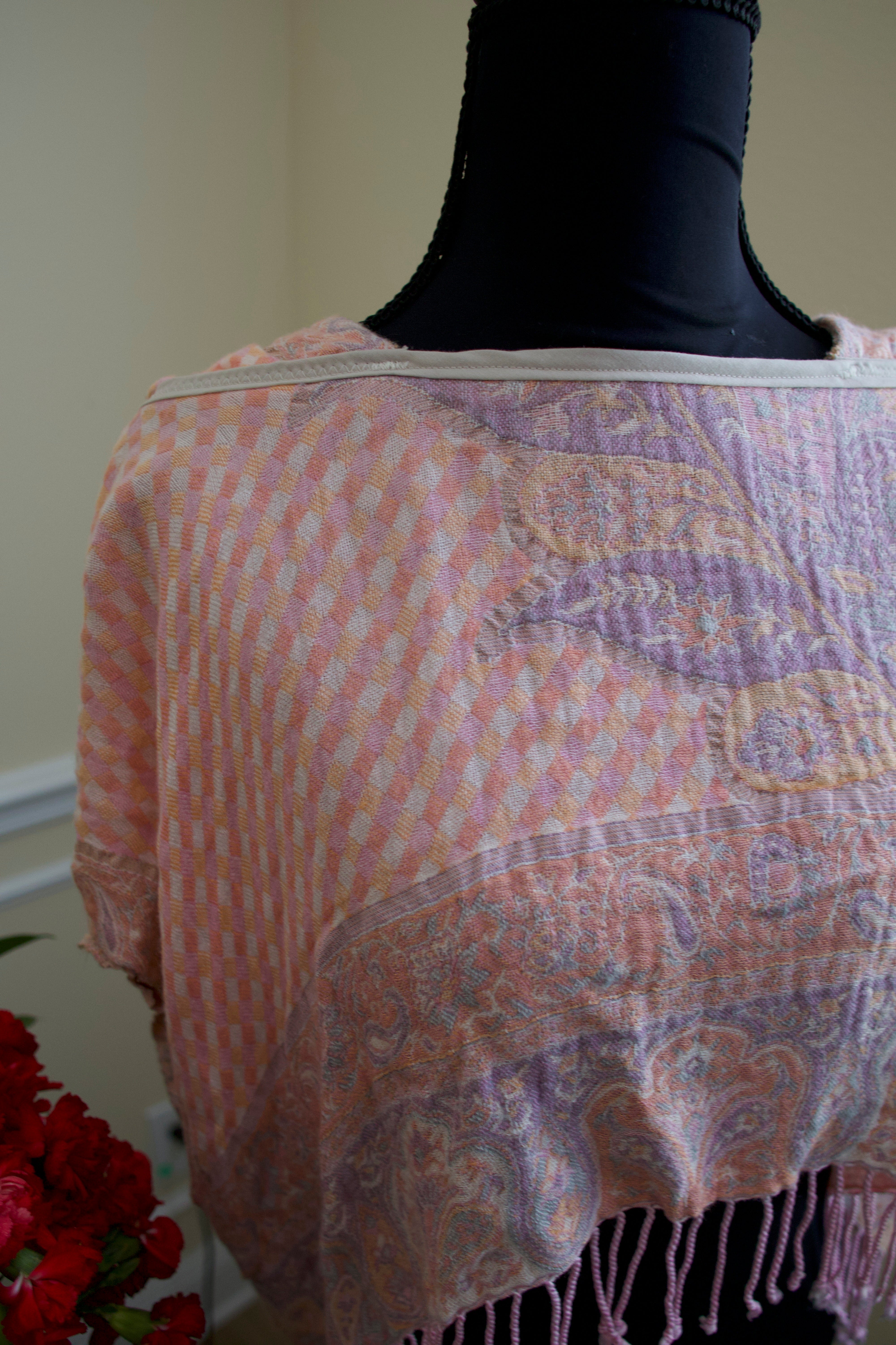 Cropped Pashmina Hoodie