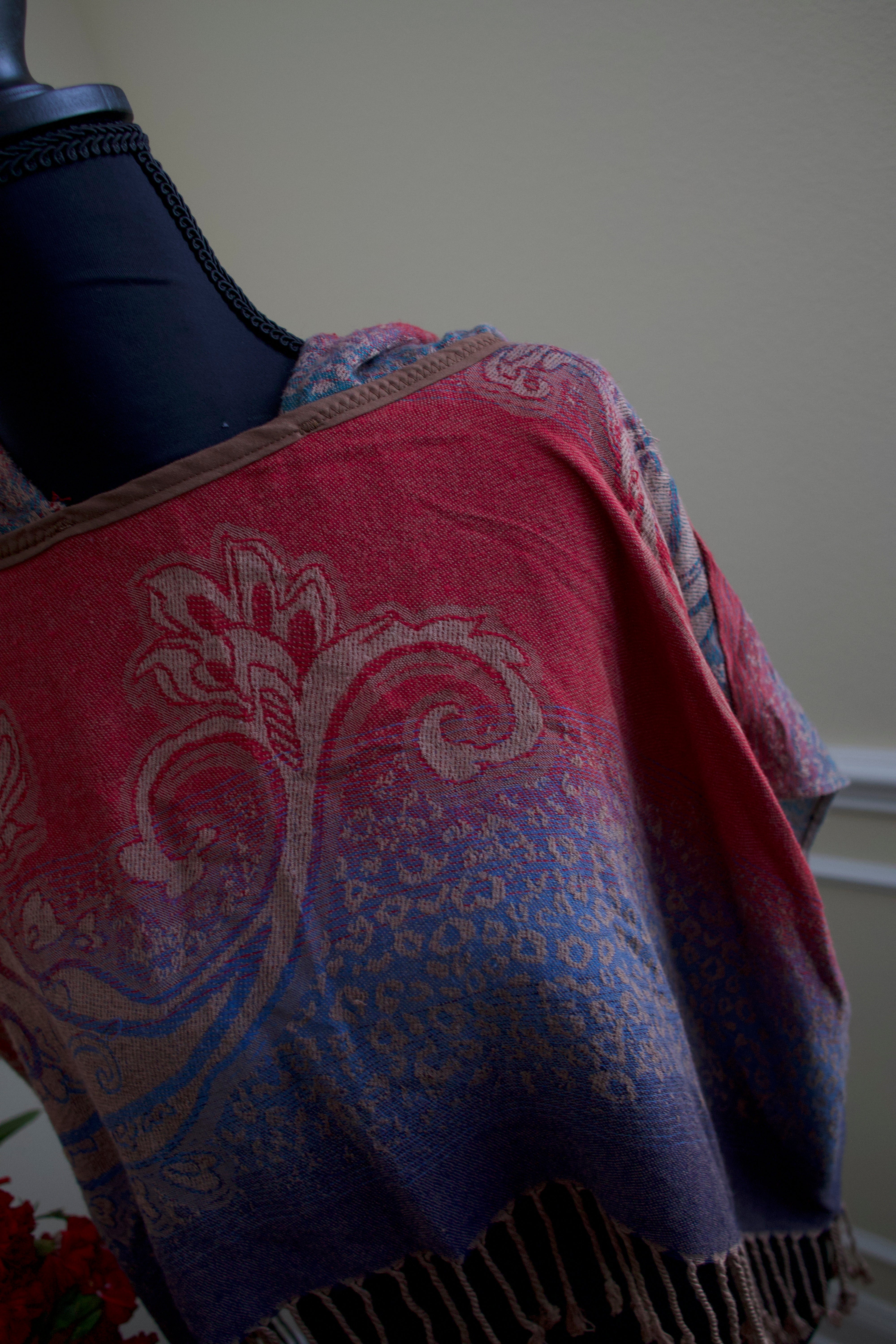 Cropped Pashmina Hoodie