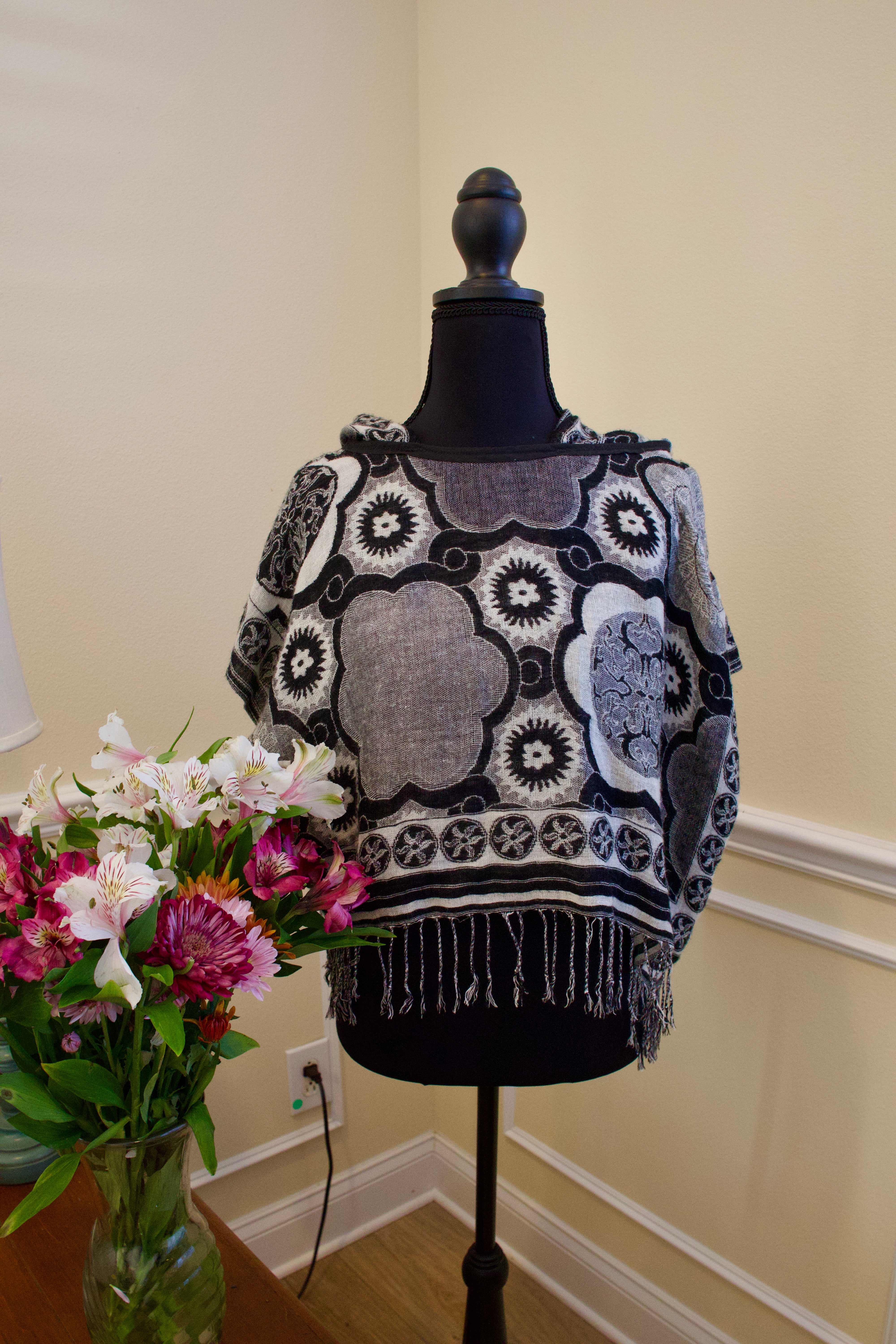 Cropped Pashmina Hoodie