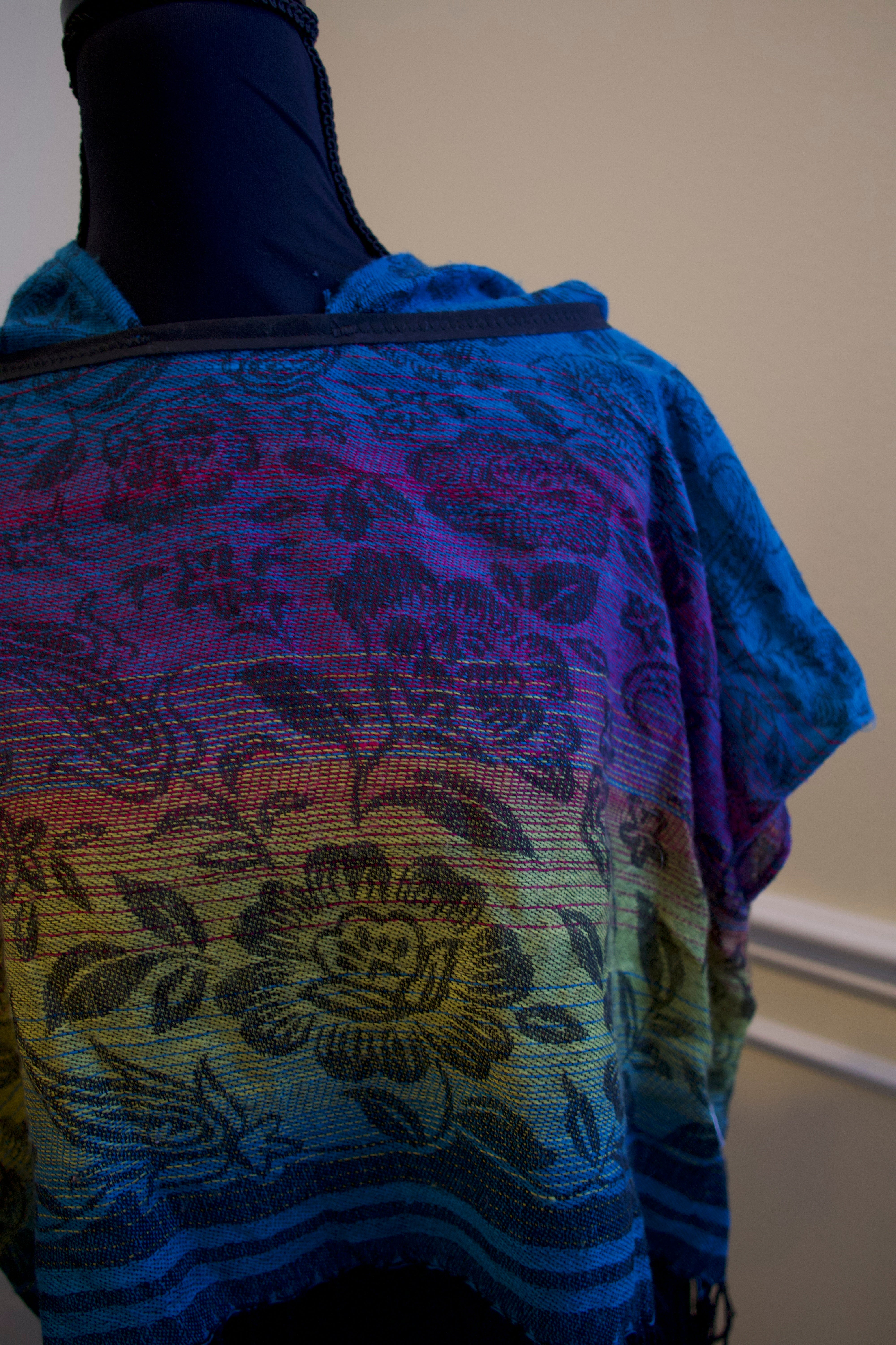 Cropped Pashmina Hoodie