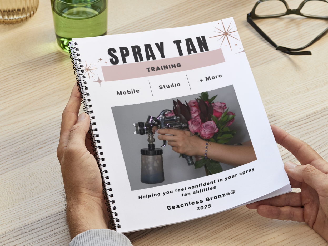 A COMPLETE GUIDE TO SPRAY TANNING MANUAL AND EBOOK