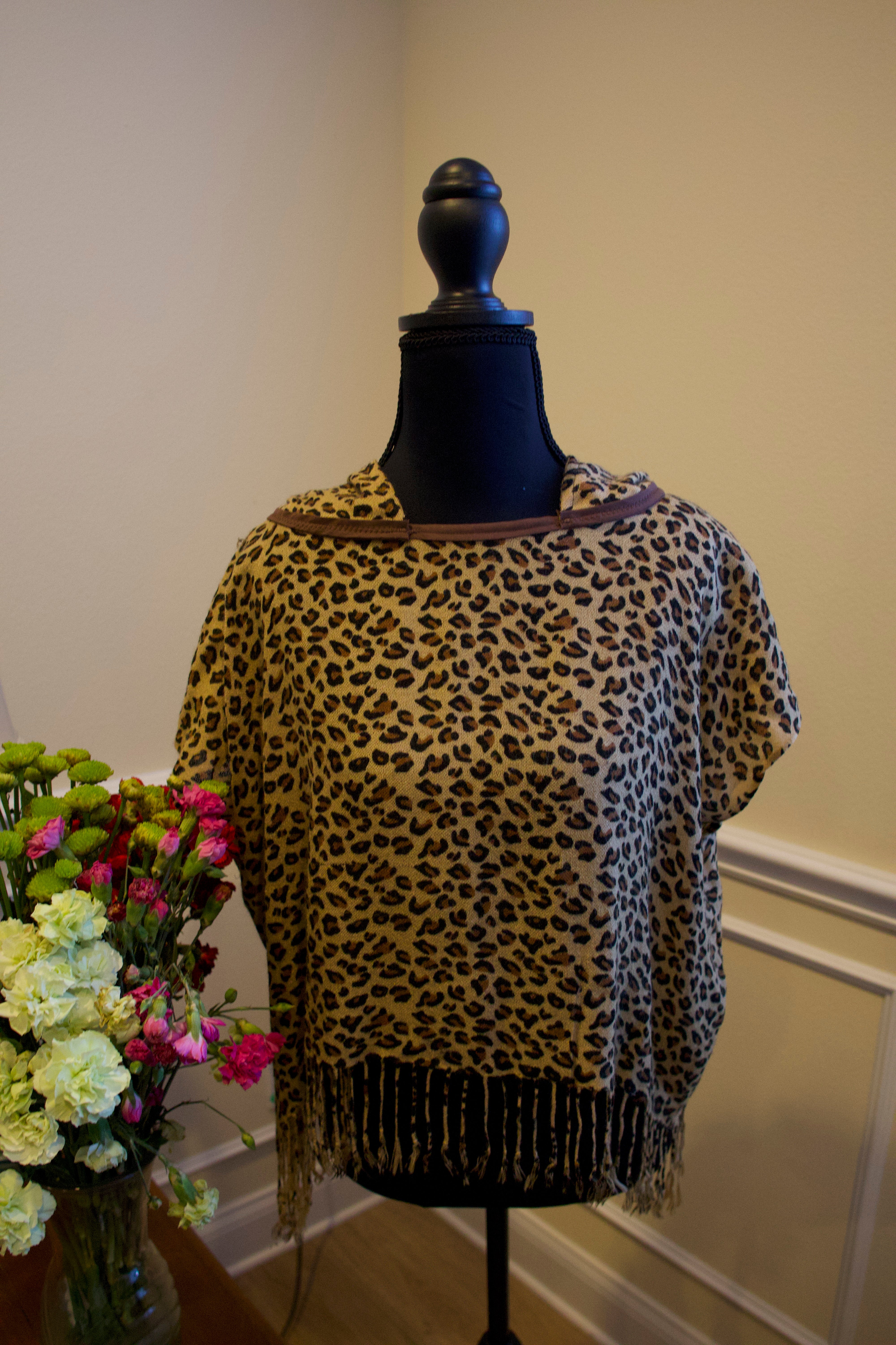 Cropped Pashmina Hoodie