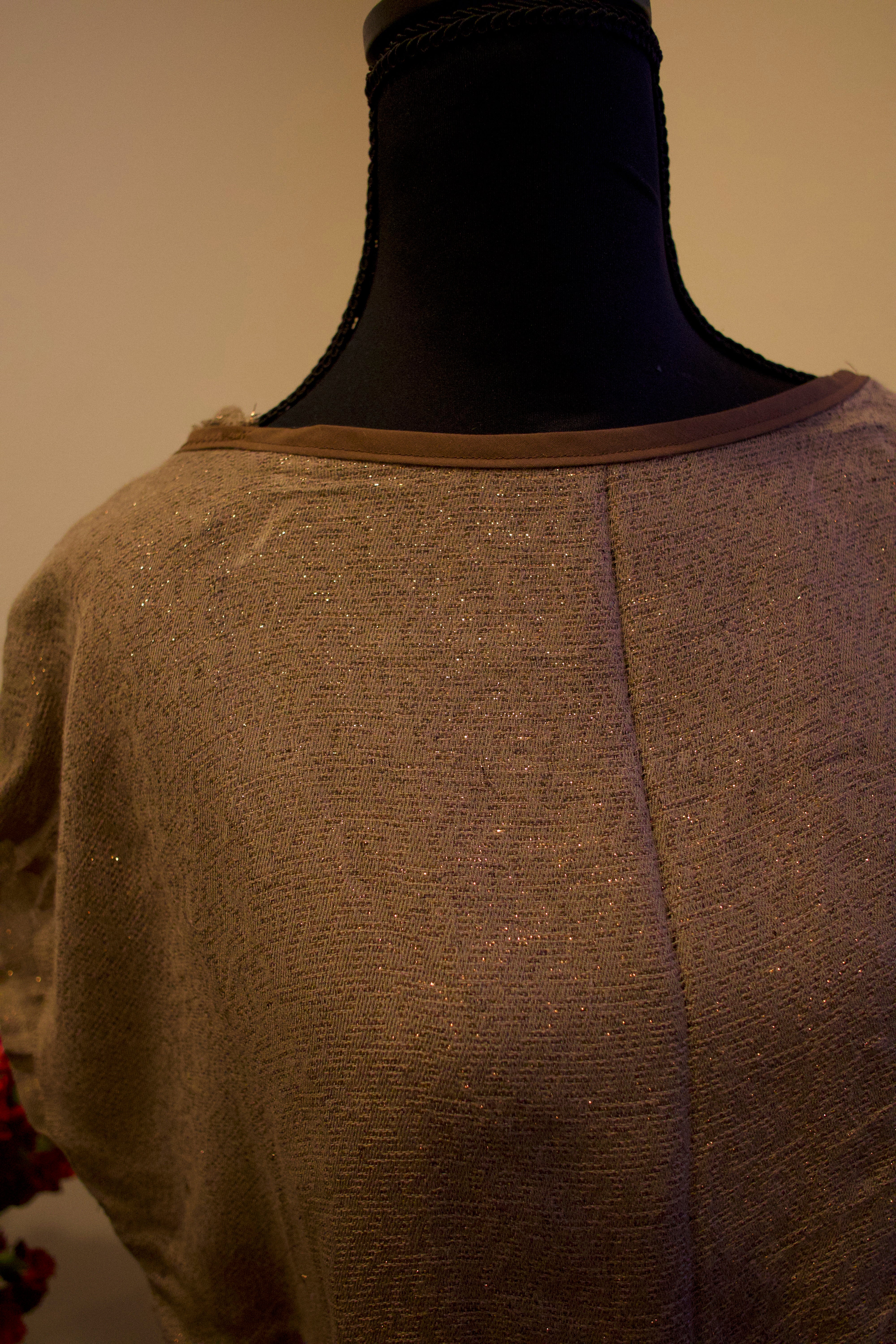 Cropped Pashmina Hoodie