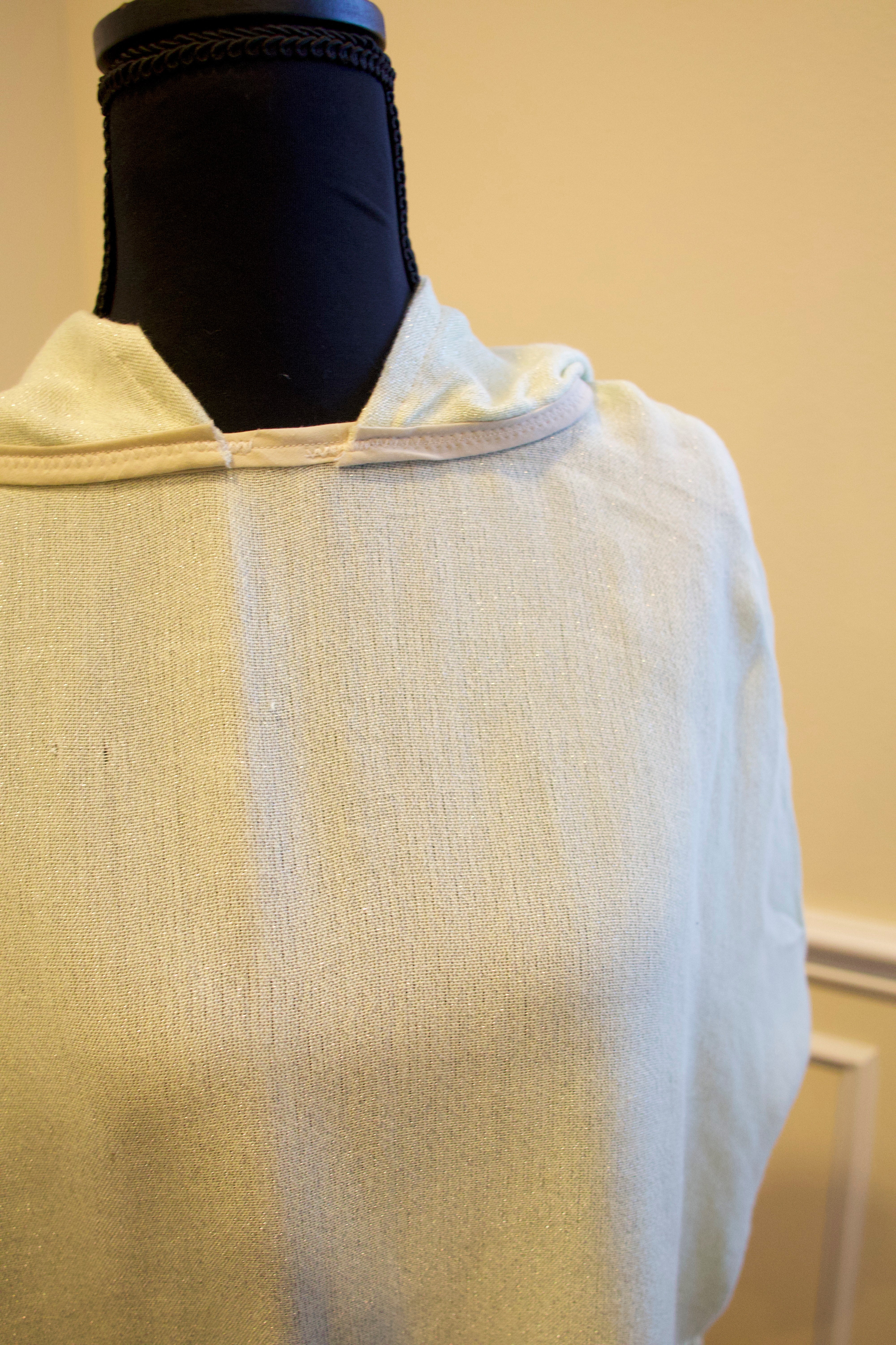 Cropped Pashmina Hoodie