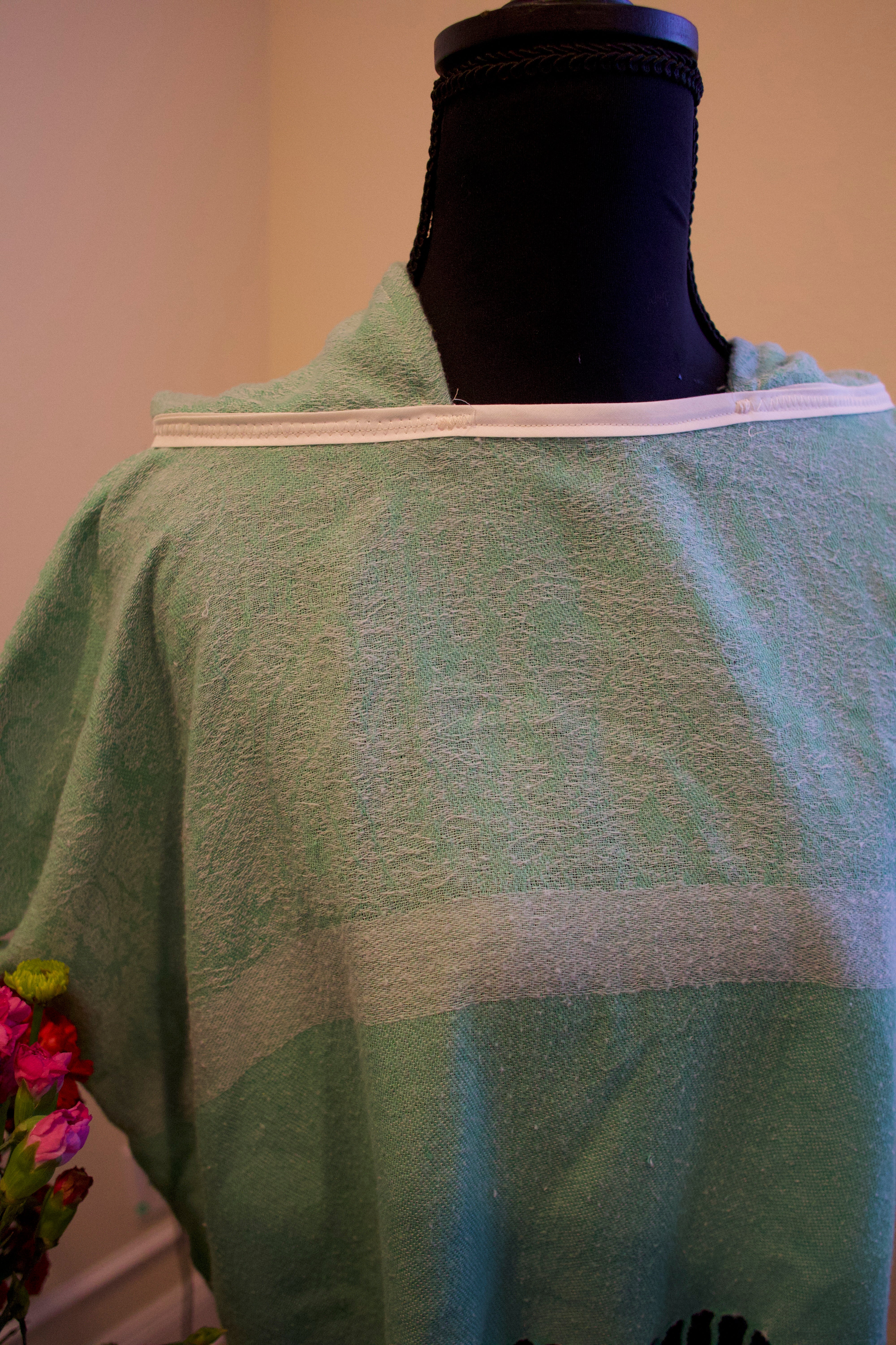 Cropped Pashmina Hoodie
